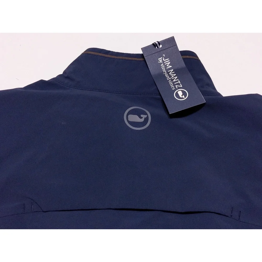 VINEYARD VINES Golf Wind Rain Vest XL‎ Jim Nance 17 Mile Performance Blue ~ New